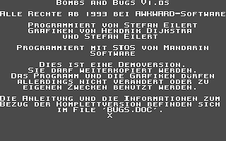 Bombs and Bugs atari screenshot